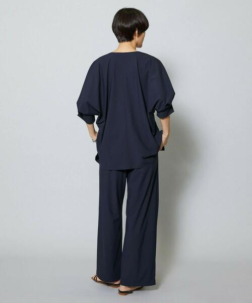 MOGA(モガ)の「クールトリコットワイドシルエットパンツ(その他パンツ・レディース・ネイビー/ダークグレー・2/3/1)」の20枚目の写真