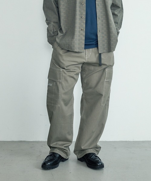 XLARGE（エクストララージ）の「STITCHED RESORT CARGO PANTS（カーゴパンツ・メンズ・ブラック/グレー/グリーン・XL/L/M/S）」の3枚目の写真
