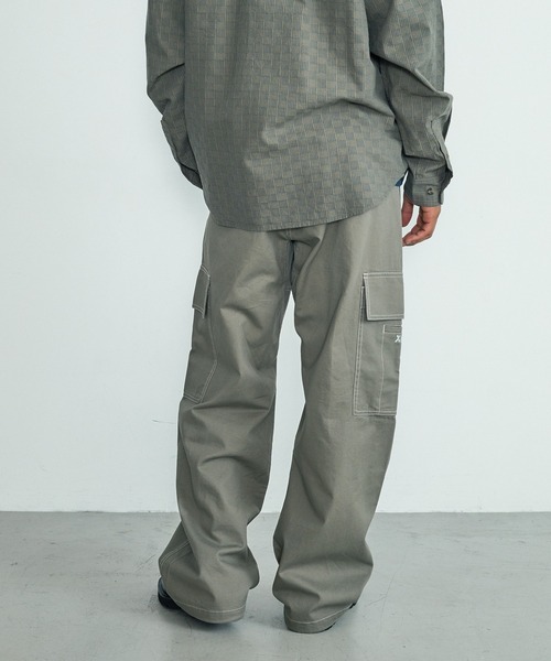 XLARGE（エクストララージ）の「STITCHED RESORT CARGO PANTS（カーゴパンツ・メンズ・ブラック/グレー/グリーン・XL/L/M/S）」の8枚目の写真