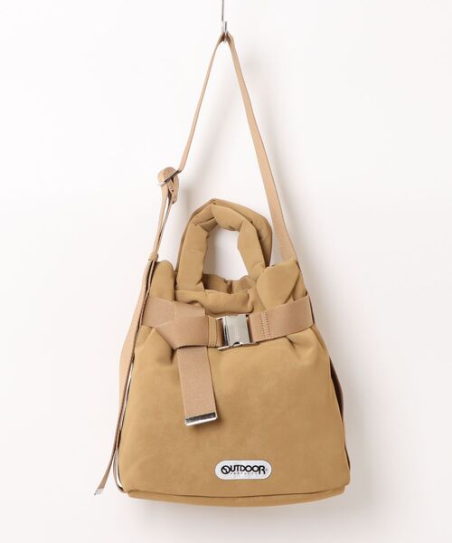 OUTDOOR PRODUCTS(アウトドアプロダクツ)の「【OUTDOOR PRODUCTS / アウトドアプロダクツ】2way Belt Tote Bag / ヌバック ベルトトートバッグ(トートバッグ・メンズ・ベージュ/グレー/ブラック・FREE)」の3枚目の写真
