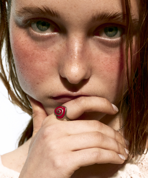 NFF(エヌエフエフ)の「heartmaze ring-red(リング・レディース・その他・FREE)」の2枚目の写真