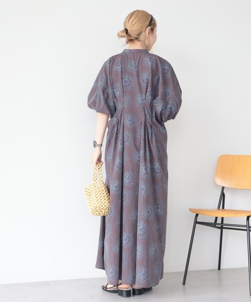 AMERICAN HOLIC（アメリカンホリック）の「アソート柄ウエストタックドルマンシャツワンピース（シャツワンピース・レディース・ストライプ/その他14・M/L）」の5枚目の写真
