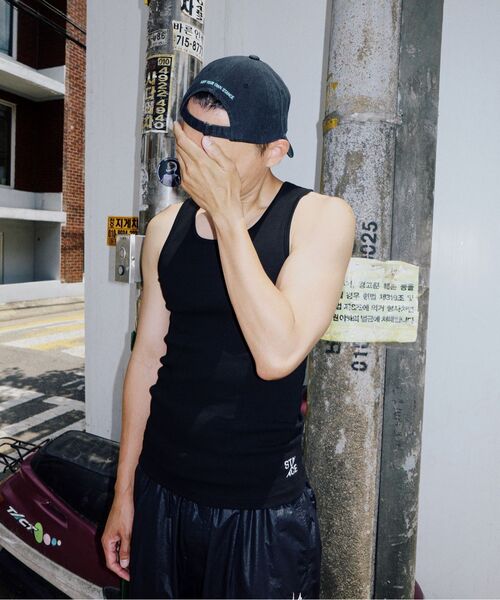 STANCE SEOUL(スタンス・ソウル)の「SKINNY SLEEVELESS TOP (BLACK)(Tシャツ/カットソー・レディース・その他・LARGE/MEDIUM)」の2枚目の写真