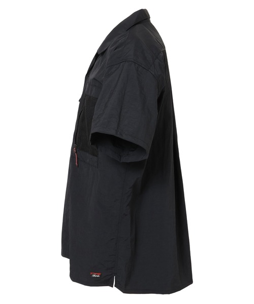 NANGA(ナンガ)の「【直営店限定】ナイロンタッサー オープンカラーシャツ/NYLON TUSSER OPEN COLLAR SHIRT(シャツ/ブラウス・メンズ・ブラック/ネイビー/カーキ・S/M/L/XL)」の8枚目の写真