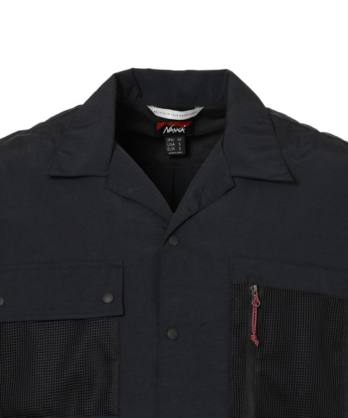 NANGA(ナンガ)の「【直営店限定】ナイロンタッサー オープンカラーシャツ/NYLON TUSSER OPEN COLLAR SHIRT(シャツ/ブラウス・メンズ・ブラック/ネイビー/カーキ・S/M/L/XL)」の10枚目の写真