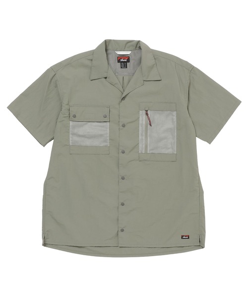 NANGA(ナンガ)の「【直営店限定】ナイロンタッサー オープンカラーシャツ/NYLON TUSSER OPEN COLLAR SHIRT(シャツ/ブラウス・メンズ・ブラック/ネイビー/カーキ・S/M/L/XL)」の6枚目の写真
