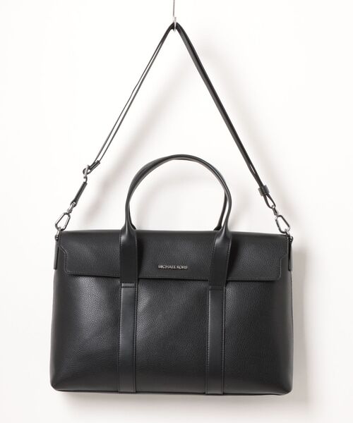 MICHAEL KORS(マイケルコース)の「COOPER ぺブル レザー ブリーフケース(ビジネスバッグ・メンズ・ブラック・FREE)」の1枚目の写真