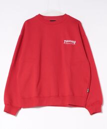 【THRASHER / スラッシャー】マークゴンザレスロゴ刺繍 裏起毛スウェットプルオーバー