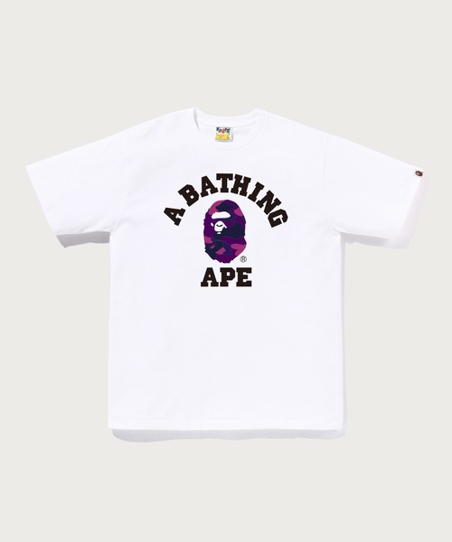 トップス PASTEL COLOR CAMO COLLEGE TEE COLOR CAMO COLLEGE TEE（Tシャツ/カットソー）｜A BATHING APE（ア