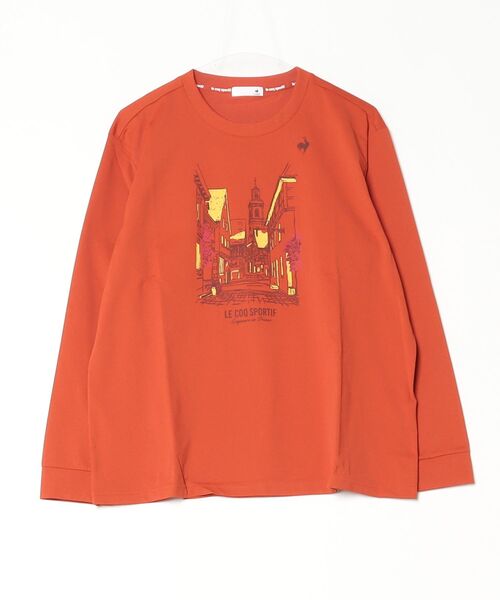le coq sportif（ルコックスポルティフ）の「サンスクリーン長袖Tシャツ（Tシャツ/カットソー・レディース・ホワイト/ブルー/レッド/ネイビー・L/M/XL/S）」の4枚目の写真