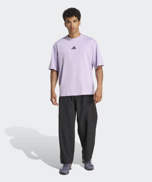 adidas(アディダス)の「パワー オーバーサイズ 半袖Tシャツ / アディダス adidas(Tシャツ/カットソー・メンズ・バイオレット・XX-LARGE/3XL/LARGE/MEDIUM/SMALL/X-LARGE)」の4枚目の写真