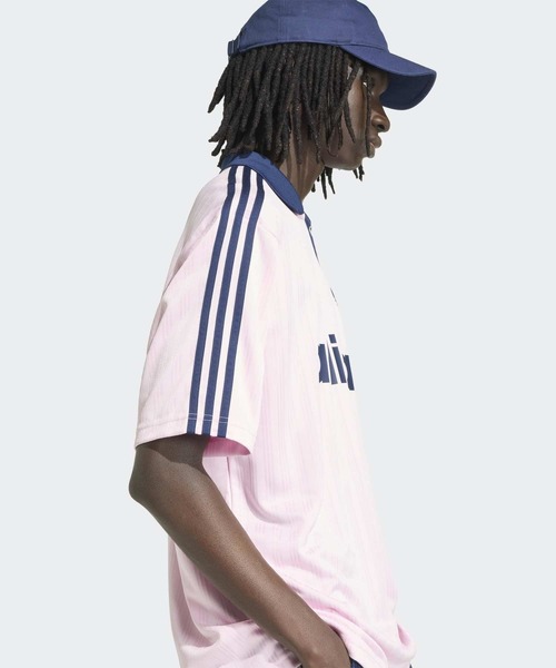 adidas(アディダス)の「COLLARED GOALIE / アディダスオリジナルス adidas Originals(Tシャツ/カットソー・メンズ・ピンク・XX-LARGE/XX-SMALL/LARGE/MEDIUM/SMALL/X-LARGE/X-SMALL)」の3枚目の写真