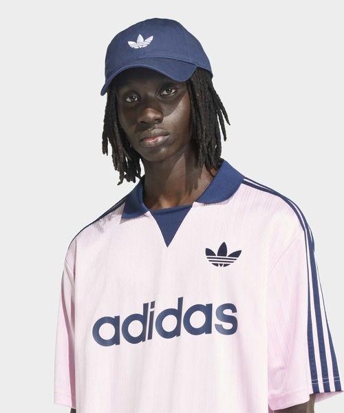 adidas(アディダス)の「COLLARED GOALIE / アディダスオリジナルス adidas Originals(Tシャツ/カットソー・メンズ・ピンク・XX-LARGE/XX-SMALL/LARGE/MEDIUM/SMALL/X-LARGE/X-SMALL)」の4枚目の写真