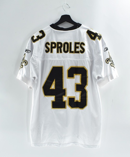 LABORATORY R(ラボラトリーアール)の「【USED】Reebok “NFL New Orleans Saints #43” ゲームシャツ(Tシャツ/カットソー・メンズ・ホワイト・LARGE)」の7枚目の写真