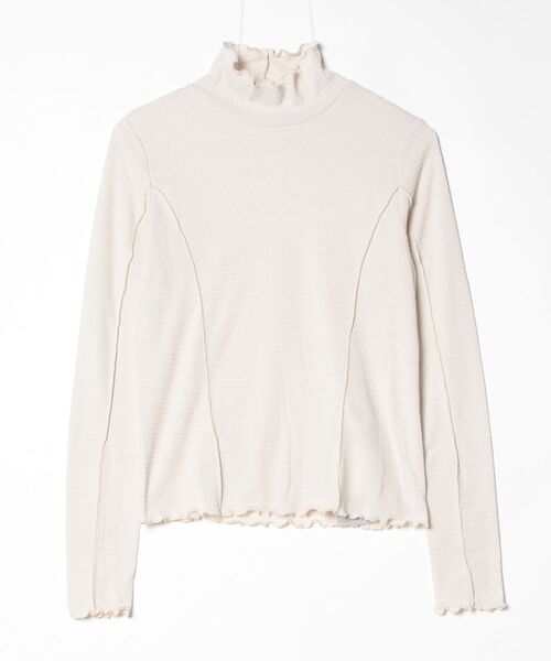 Ray BEAMS(レイビームス)の「メローラインRIB Hi/N(Tシャツ/カットソー・レディース・ダークブラウン/サックスブルー/ホワイト系その他6・ONE SIZE)」の1枚目の写真