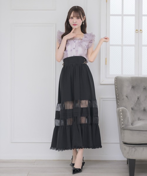 couture BY ROJITA（クチュールバイロジータ）の「クロスベルトフリルショルダーブラウス（シャツ/ブラウス・レディース・パープル/ホワイト/マルチ・FREE）」の19枚目の写真