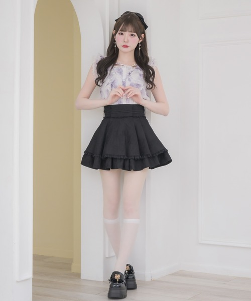 couture BY ROJITA（クチュールバイロジータ）の「クロスベルトフリルショルダーブラウス（シャツ/ブラウス・レディース・パープル/ホワイト/マルチ・FREE）」の22枚目の写真