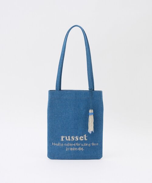 russet(ラシット)の「【インド刺繍】ミニトートバッグ(トートバッグ・レディース・ブラック/ベージュ/サックスブルー・FREE)」の19枚目の写真