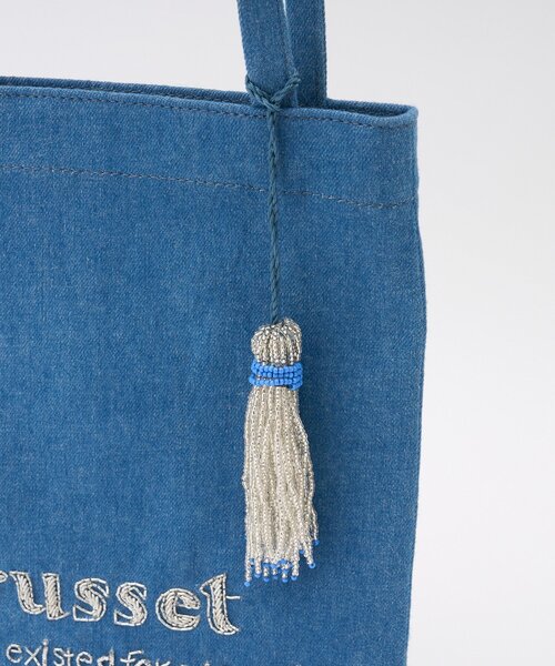russet(ラシット)の「【インド刺繍】ミニトートバッグ(トートバッグ・レディース・ブラック/ベージュ/サックスブルー・FREE)」の21枚目の写真