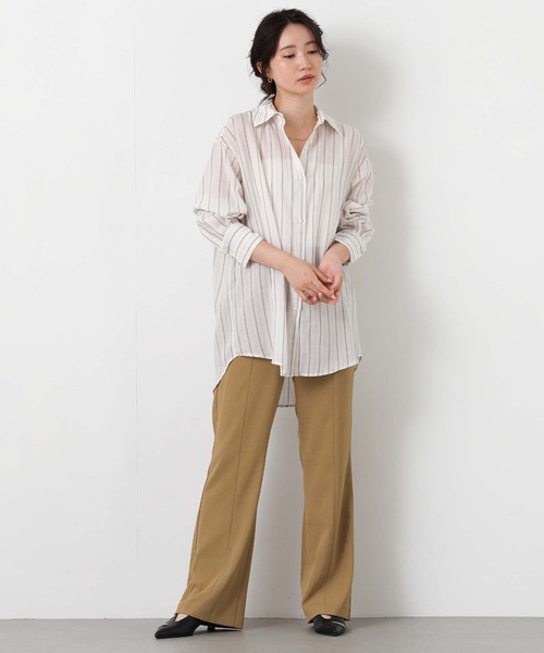 Gready Brilliant(グレディブリリアン)の「多機能セミフレア(その他パンツ・レディース・ブラック/キャメル・36/38)」の3枚目の写真