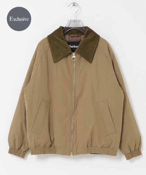 Barbour(バブアー)の「『別注』Barbour / URBAN RESEARCH SHORT JACKET(ダウンジャケット/コート・レディース・ベージュ/ダークブラウン・FREE)」の2枚目の写真
