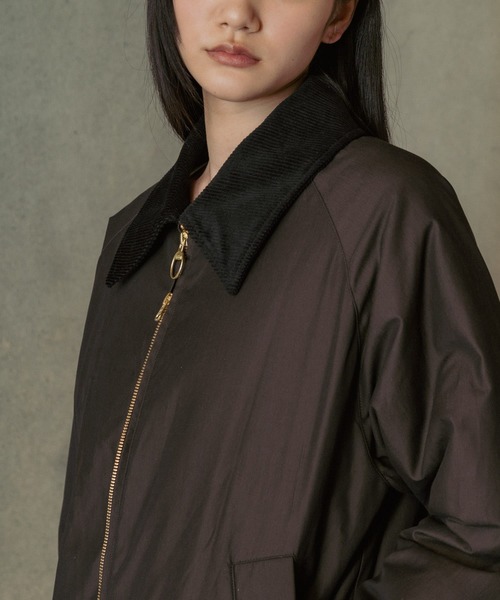 Barbour(バブアー)の「『別注』Barbour / URBAN RESEARCH SHORT JACKET(ダウンジャケット/コート・レディース・ベージュ/ダークブラウン・FREE)」の13枚目の写真