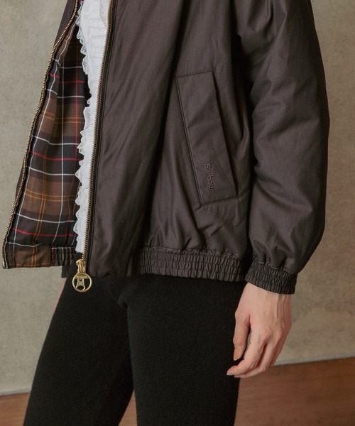 Barbour(バブアー)の「『別注』Barbour / URBAN RESEARCH SHORT JACKET(ダウンジャケット/コート・レディース・ベージュ/ダークブラウン・FREE)」の14枚目の写真