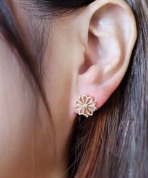 SARINOHANA/フラワーピアス/ステンレス