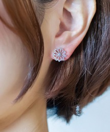SARINOHANA/フラワーピアス/ステンレス