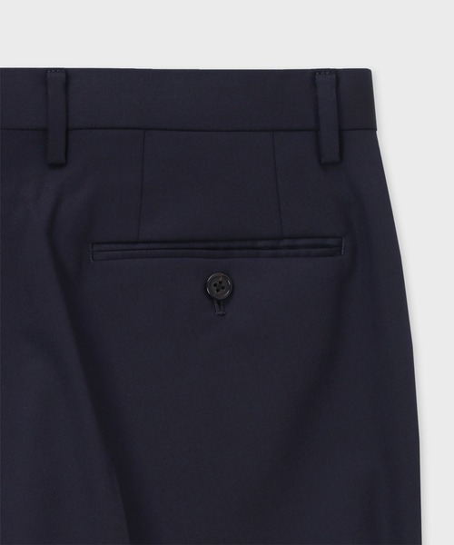 Paul Smith(ポールスミス)の「ソリッド ウールストレッチ トラベルトラウザーズ / 553150 TVTR03(スラックス・メンズ・ネイビー/ブラック・MEDIUM/SMALL/XX-LARGE/X-LARGE/LARGE)」の3枚目の写真