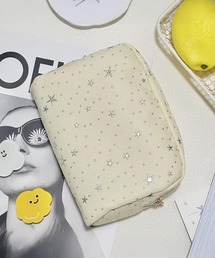 Pochi Pouch（ポチポーチ）の「Pochi Pouch/【スターモチーフ】星柄スクエアコスメポーチ / トラベル 整理ポーチ（ポーチ）」