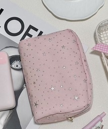 Pochi Pouch（ポチポーチ）の「Pochi Pouch/【スターモチーフ】星柄スクエアコスメポーチ / トラベル 整理ポーチ（ポーチ）」