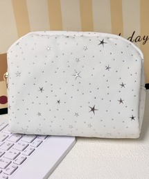 Pochi Pouch（ポチポーチ）の「Pochi Pouch/【スターモチーフ】星柄スクエアコスメポーチ / トラベル 整理ポーチ（ポーチ）」