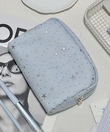 Pochi Pouch（ポチポーチ）の「Pochi Pouch/【スターモチーフ】星柄スクエアコスメポーチ / トラベル 整理ポーチ（ポーチ）」