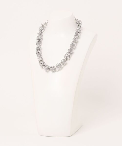 IRIS47(イリスフォーセブン)の「【IRIS 47】filigree necklace/フィリグリー ネックレス ボリューム チェーン(ネックレス・レディース・シルバー/ゴールド・FREE)」の10枚目の写真