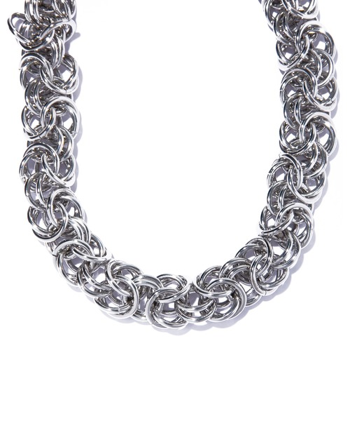 IRIS47(イリスフォーセブン)の「【IRIS 47】filigree necklace/フィリグリー ネックレス ボリューム チェーン(ネックレス・レディース・シルバー/ゴールド・FREE)」の4枚目の写真
