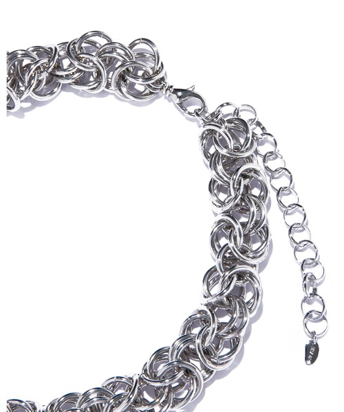 IRIS47(イリスフォーセブン)の「【IRIS 47】filigree necklace/フィリグリー ネックレス ボリューム チェーン(ネックレス・レディース・シルバー/ゴールド・FREE)」の5枚目の写真