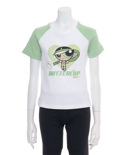 LITTLE UNION（リトルユニオン）の「【PUMA】637469-02 PPG SS TEE REGLAN W（Tシャツ/カットソー・レディース・グリーン・S/M）」の3枚目の写真