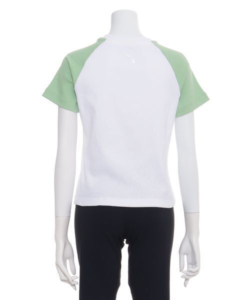 LITTLE UNION（リトルユニオン）の「【PUMA】637469-02 PPG SS TEE REGLAN W（Tシャツ/カットソー・レディース・グリーン・S/M）」の2枚目の写真