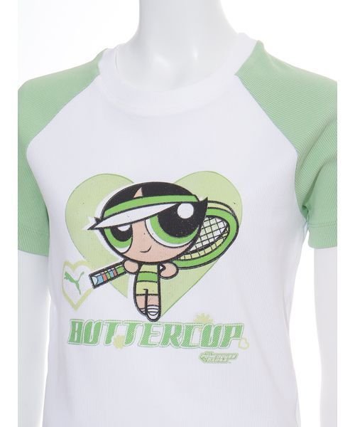 LITTLE UNION（リトルユニオン）の「【PUMA】637469-02 PPG SS TEE REGLAN W（Tシャツ/カットソー・レディース・グリーン・S/M）」の7枚目の写真