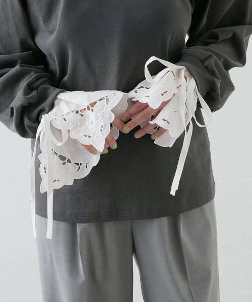 SLOBE IENA(スローブイエナ)の「suxu/スゥ multi way race cuffs 26A-AC04(その他小物・レディース・ホワイト・FREE)」の12枚目の写真