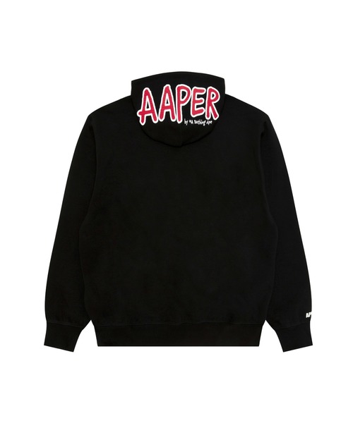 AAPE BY A BATHING APE(エーエイプバイアベイシングエイプ)の「AAPER PULLOVER HOODIE(パーカー・メンズ・ブラック/ライトパープル/ダークグリーン・MEDIUM/SMALL/LARGE/X-LARGE)」の4枚目の写真