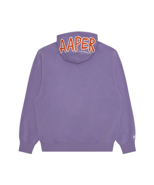 AAPE BY A BATHING APE(エーエイプバイアベイシングエイプ)の「AAPER PULLOVER HOODIE(パーカー・メンズ・ブラック/ライトパープル/ダークグリーン・MEDIUM/SMALL/LARGE/X-LARGE)」の12枚目の写真