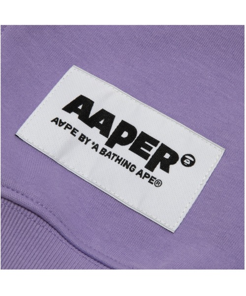 AAPE BY A BATHING APE(エーエイプバイアベイシングエイプ)の「AAPER PULLOVER HOODIE(パーカー・メンズ・ブラック/ライトパープル/ダークグリーン・MEDIUM/SMALL/LARGE/X-LARGE)」の14枚目の写真