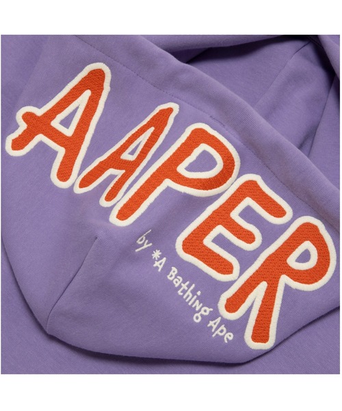AAPE BY A BATHING APE(エーエイプバイアベイシングエイプ)の「AAPER PULLOVER HOODIE(パーカー・メンズ・ブラック/ライトパープル/ダークグリーン・MEDIUM/SMALL/LARGE/X-LARGE)」の15枚目の写真