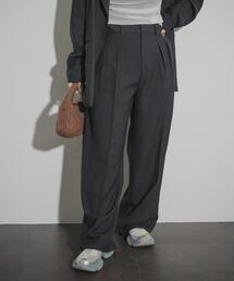 cwtch 2TUCK WOOL SLACKS
