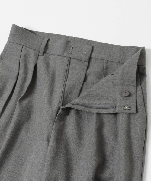 THE GOODLAND MARKET（ザグッドランドマーケット）の「cwtch　2TUCK WOOL SLACKS（その他パンツ・レディース・グレー/チャコールグレー・1/2）」の18枚目の写真