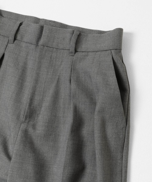 THE GOODLAND MARKET（ザグッドランドマーケット）の「cwtch　2TUCK WOOL SLACKS（その他パンツ・レディース・グレー/チャコールグレー・1/2）」の19枚目の写真