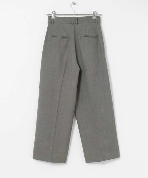 THE GOODLAND MARKET（ザグッドランドマーケット）の「cwtch　2TUCK WOOL SLACKS（その他パンツ・レディース・グレー/チャコールグレー・1/2）」の20枚目の写真