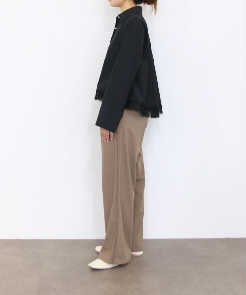 Marilyn Moon(マリリンムーン)の「pearl hem lace flare shirt(シャツ/ブラウス・レディース・ブラック/ホワイト/アイボリー・FREE)」の20枚目の写真